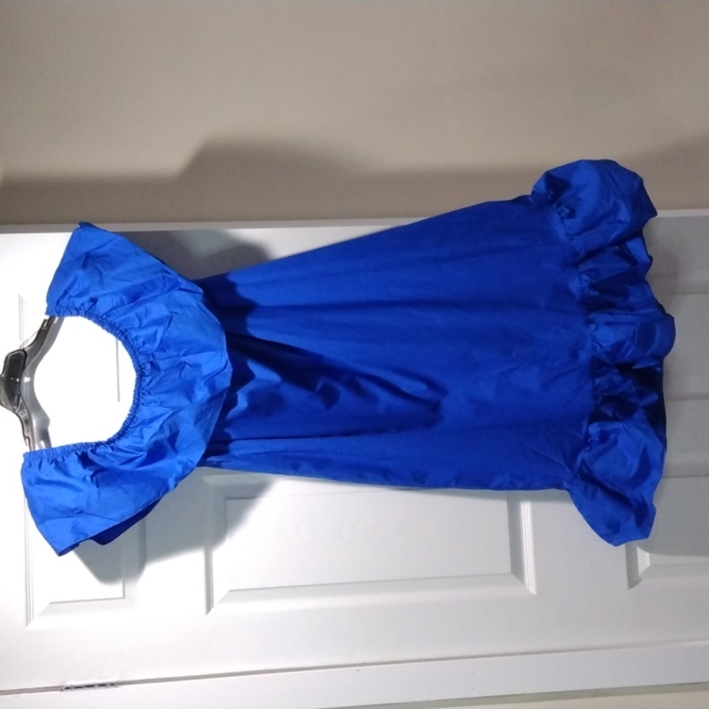 Blue off the shoulder dress by Ashley Stewart size 18/20.